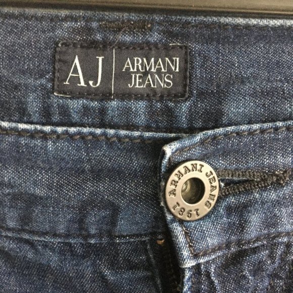 Armani Jeans Men's Dark Wash Bootcut Jeans Sz. 31 - Picture 7 of 12